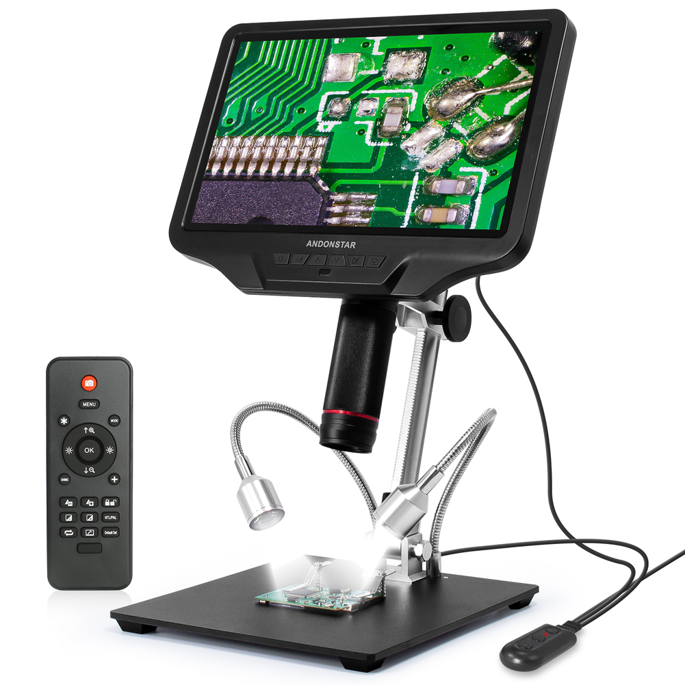 Electronics Repair Microscope - Andonstar AD407 HDMI はんだ付けデジタル顕微鏡 4MP UHD