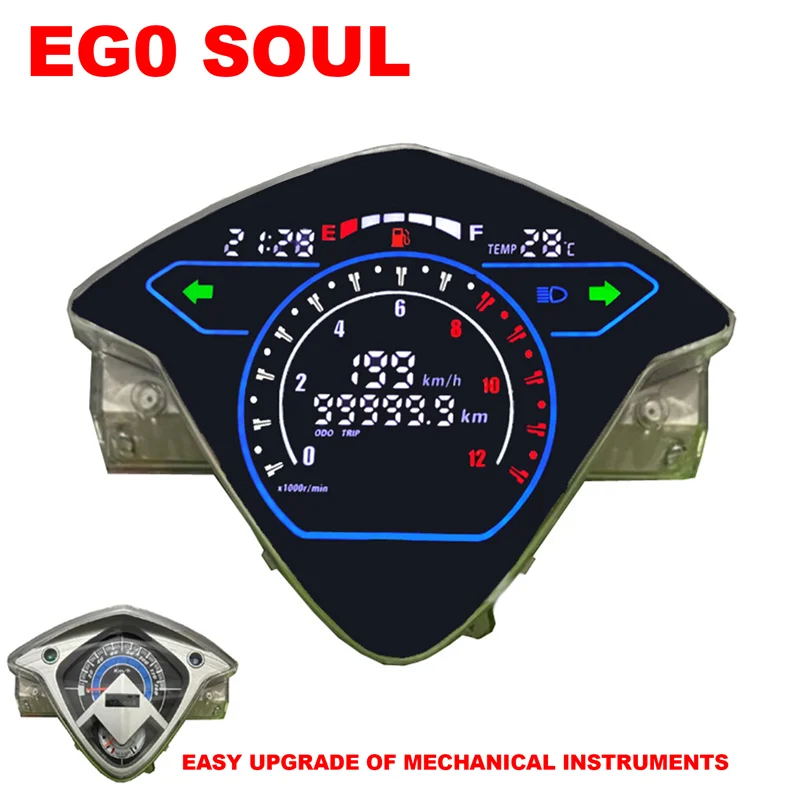 ヤマハ EG0 S SOUL用 QM-バイク LED電子計器 - Qm Electronics & Repair Services Photos のレビューと価格