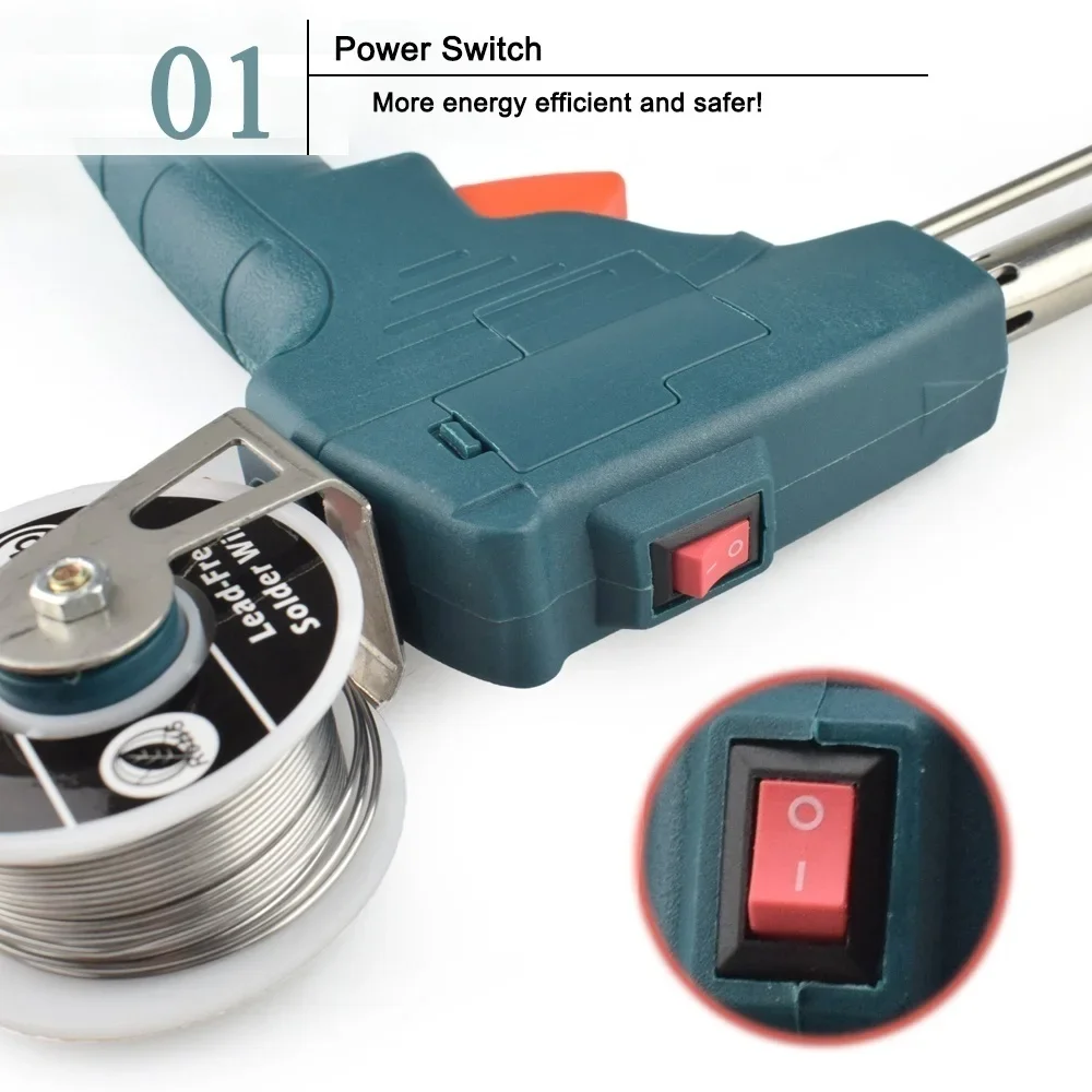 自動はんだごて 60W 内部加熱式 自動はんだワイヤー供給機 - Electronics Repair Engineer のレビューと価格
